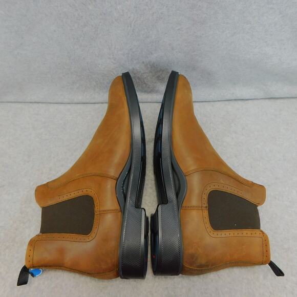 Johnston & Murphy Men's Boots Tan Oiled Full Grain Waterproof Size 11 New - Picture 5 of 12